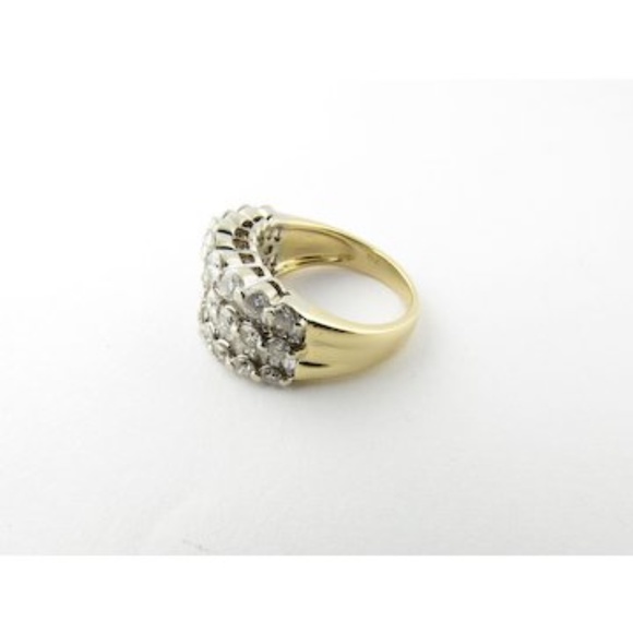 Vintage 18 Karat Yellow Gold Diamond Ring Size 5.25 #13926 - Picture 9 of 15